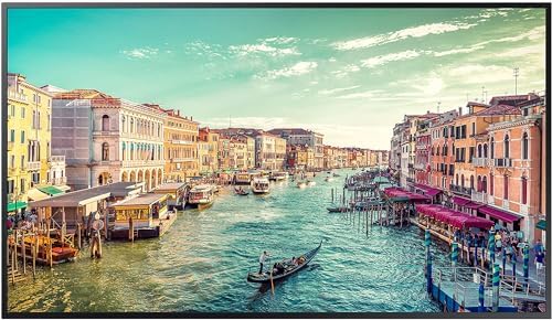 SAMSUNG Business QM75R 75 inch 4K UHD 3840x2160 24/7 Commercial Signage LED Display for Business, HDMI, Wi-Fi, and 3-Year WRNTY, 500 nit (LH75QMREBGCXZA), Black by Unknown