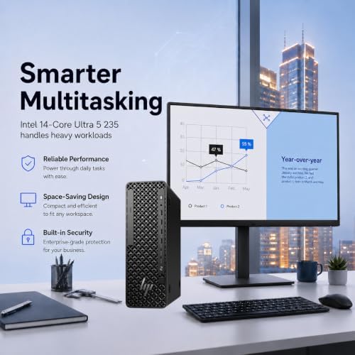 HP Z2 SFF G1i Workstation Desktop, Intel Ultra 5 235, 64GB DDR5, 2TB SSD - Image 2