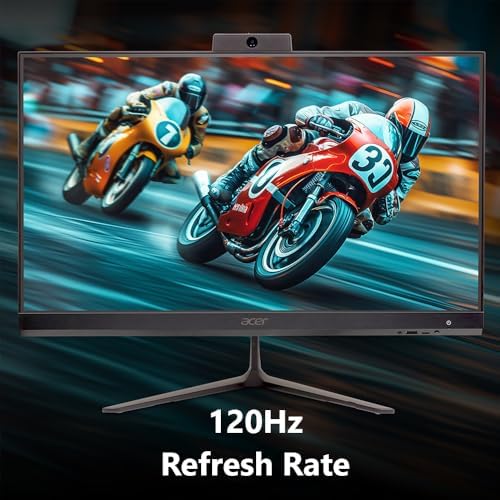 Acer Aspire C24 AIO Desktop | 23.8" Full HD IPS 120Hz Display | Intel Core i3-1305U | Intel UHD Graphics | 8GB DDR4 | 256GB PCIe SSD | Wi-Fi 6 | USB Keyboard & Mouse | C24-2YE13U3UNL-UR12 - Image 4
