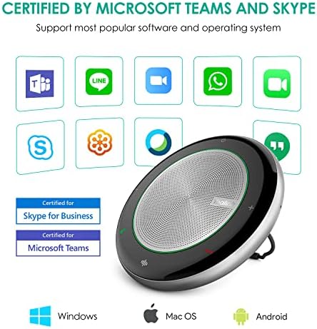 Yealink Bluetooth Speakerphone Conference Microphone Teams Certified CP700 USB Full Duplex Noise Reduction Algorithm Home Office 360° Voice Pickup (Package Without dongle) - Image 5