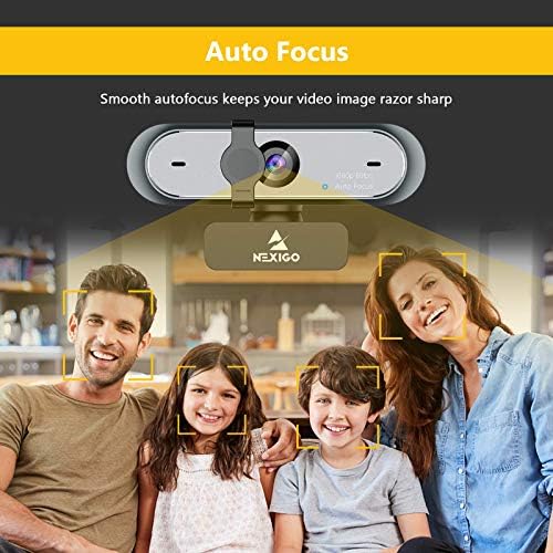 NexiGo N660P 1080P 60FPS Webcam with Software Control, Dual Microphone & Cover, Autofocus, HD USB Computer Web Camera, for OBS/Gaming/Zoom/Skype/FaceTime/Teams/Twitch (Renewed) - Image 3