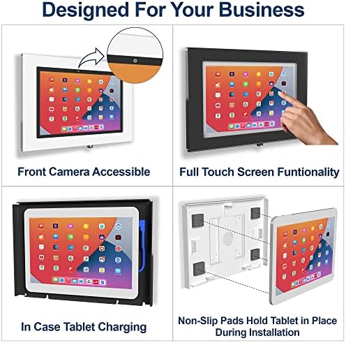 Locking Security Metal Case for Apple iPad Pro 12.9" 3rd 4th 5th 6th gen. for Kiosk, POS, Store, Show Display (Black, iPad Pro 12.9 3/4/5/6) - Image 4
