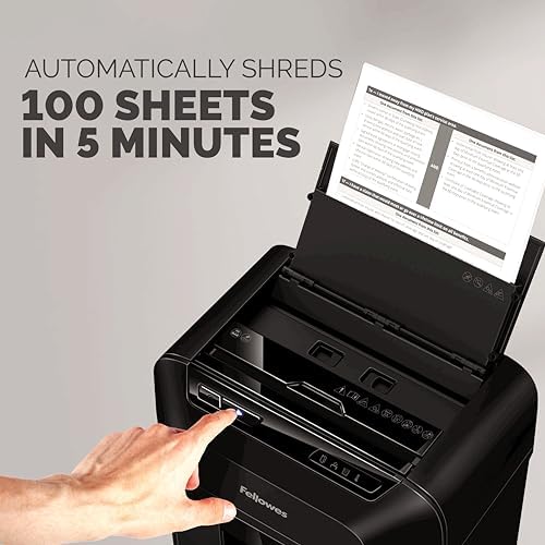 Fellowes AutoMax 100MA 100-Sheet Micro-Cut Autofeed 2-in-1 Paper Shredder for Office/Small Office - Image 5