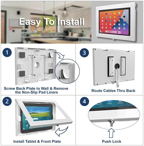 Locking Security Metal Case for Apple iPad Pro 12.9" 1/2 Home Button & Front Camera Blocked (Black, iPad Pro 12.9 1/2) - Image 4
