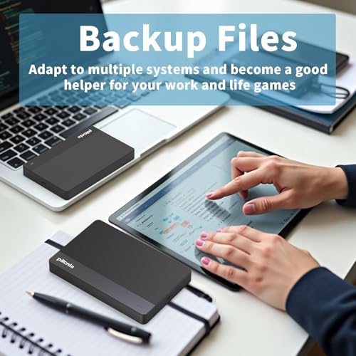 Ultra Slim Portable External Hard Drive 1TB USB3.0 HDD Storage for Xbox One X/S, Xbox 360, PS4, PC, Desktop, Laptop, MacBook, Chromebook - Image 5