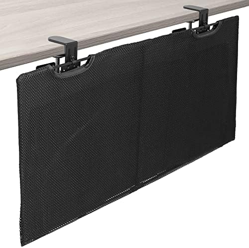 VIVO Clamp-on 30 in Desk Cable Management Sleeve by VIVO