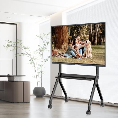Smart Board Stand for Interactive Whiteboard 47"-65", Four Lockable Wheels, Design for The Modern Office or Classroom - Image 6
