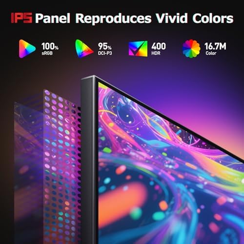 KOORUI 27 Inch 1440p Gaming Monitor, 200Hz Fast IPS, 1ms, HDR400 G2721P - Image 6