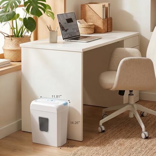 Bonsaii 6-Sheet Cross Cut Paper Shredder for Home, 3.4 Gal Bin - Image 7