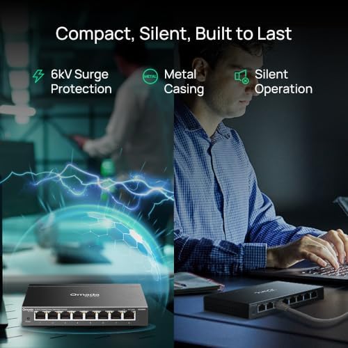 Omada ES208G, 8 Port Gigabit Easy Managed Switch - Image 3
