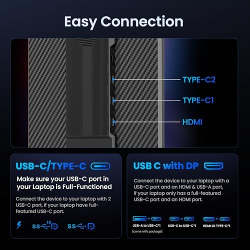 15.6" Laptop Screen Extender, 1080P FHD Detachable Laptop Monitor Extender - Image 4