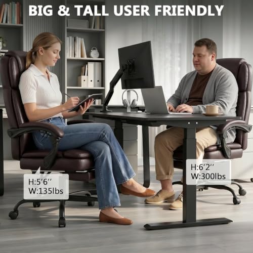 Big and Tall Office Chair, Home Office Desk Chairs,Executive Computer Chair - Image 4