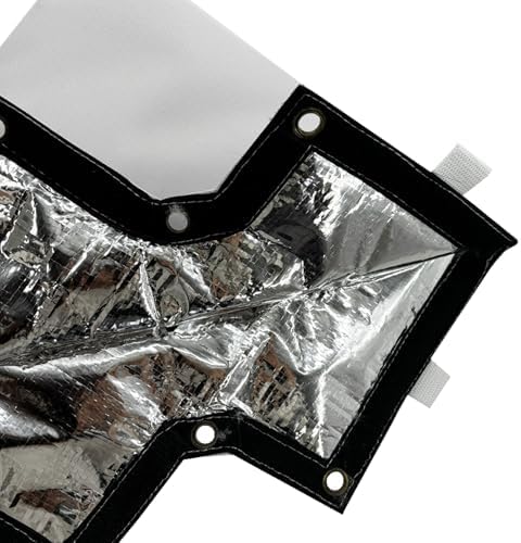 Backflow Preventer Cover Insulated Pouch Replacement for Protect Pressure Vacuum Breaker Cover Prevent Freezing Snowy Weather Avoid Direct Sunlight Exposure (White) - Image 3