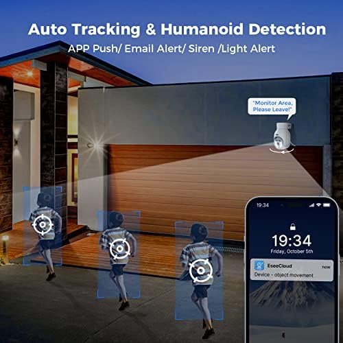 Hiseeu 5MP Wireless Security Camera System,4 Cam-Kit, 1T HDD - Image 5