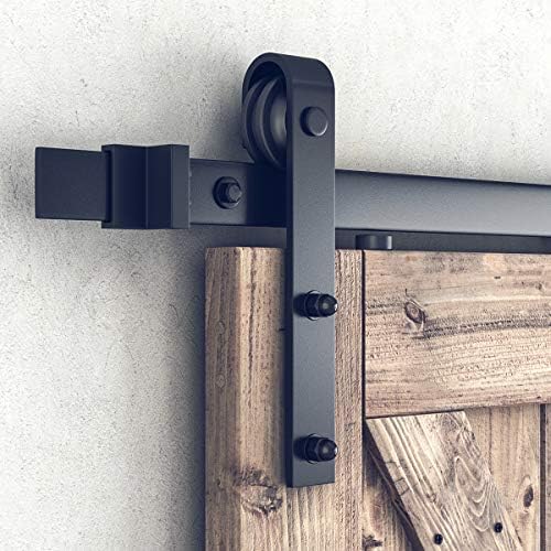 SMARTSTANDARD 10 FT Double Barn Door Hardware Kit, Fit 30" Wide Door Panel - Image 5