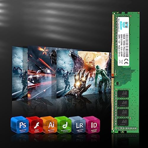 [16GB DDR4 RAM ] 16GB DDR4 2133MHz DIMM PC4-2133P PC4-17000 UDIMM Non-ECC 1Rx8 1.2V CL15 288-Pin Desktop Computer Memory - Image 5