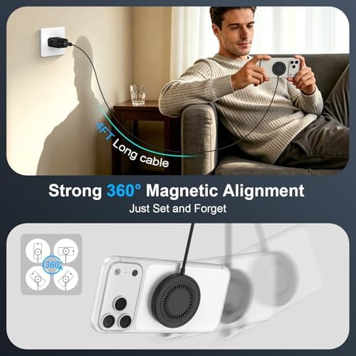 Samsung S26 Ultra Wireless Magnetic Charger for Samsung Galaxy S26 Plus/S25 - Image 5