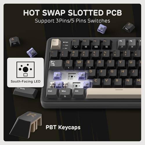 RK ROYAL KLUDGE S98 Wireless Mechanical Keyboard with Smart Display & Knob - Image 6