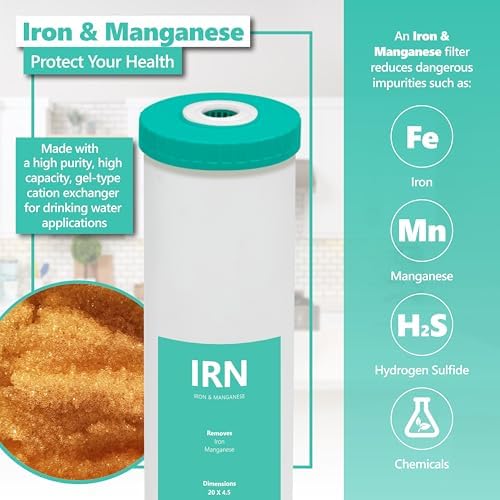 Express Water Whole House Iron & Manganese Filter Set, 3 Stage, 5 Micron - Image 2