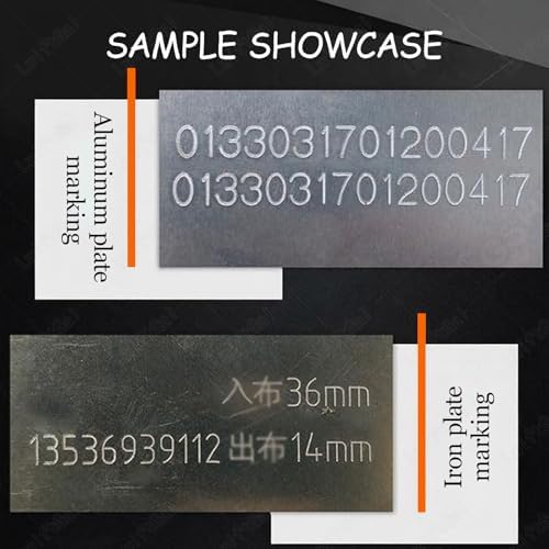 Electric Marking Machine Portable Metal Plastic Engraving Machine Desktop Nameplate Tag Marking Tool,0.05-2mm Depth,for Mark Fixed Character Serial Number 400w 200 * 150mm - Image 2