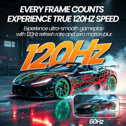 CRUA 49" DQHD 120Hz Ultrawide Curved Gaming Monitor, 1500R, FreeSync, White - Image 4