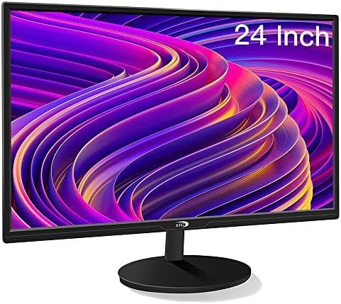 STGAubron 24 Inch Gaming Monitor,FHD 1920 x 1080P LED Display,HDMI,VGA by STGAubron