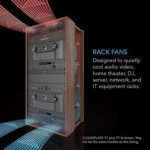 AC Infinity CLOUDPLATE T2, Rack Mount Fan 1U, Top Exhaust Airflow - Image 2