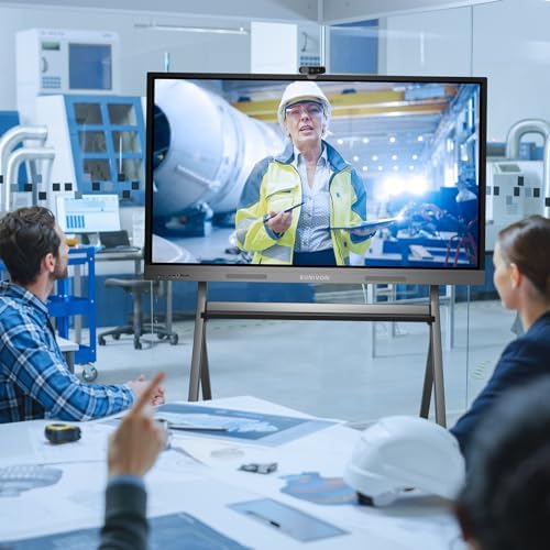 Smart Board, 55'' 4K UHD Smart Whiteboard, 8+128GB Touch Screen Electronic Whiteboard, Interactive Whiteboard for Classroom and Business (Wall Mount Included) - Image 4