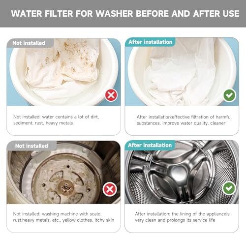 Reusable Brass Sediment Filter, Capable of Filtering Out Impurities of 40 Microns in Water, Protecting Household Appliances. Suitable for Washing Machine Water Heaters and Showers (Silver) - Image 3