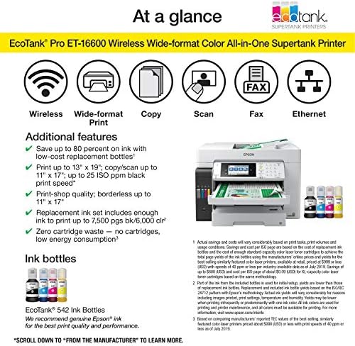 Epson EcoTank Pro ET-16600 Wireless All-in-One Wide-Format Tank Printer - Image 5