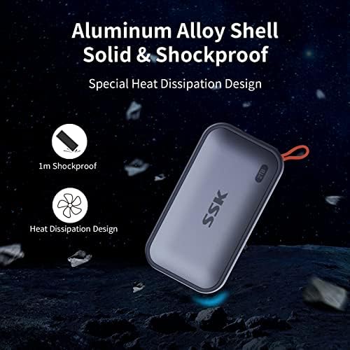 SSK Portable SSD 2TB External Solid State Hard Drive USB C Up to 1050MB/s - Image 7