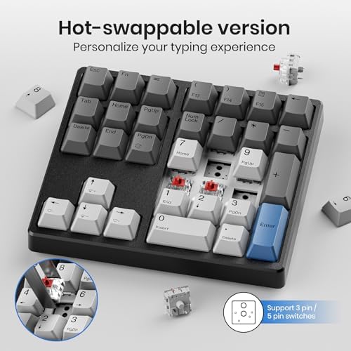 Kisnt KN34 Mechanical Numpad, Full-Function for Heavy Excel Financial - Image 5