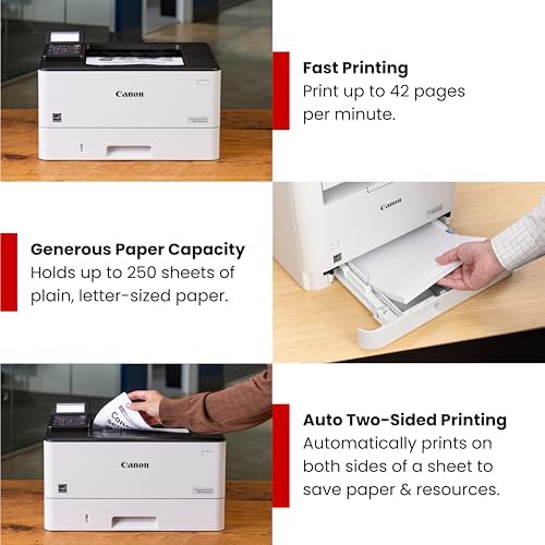 Canon imageCLASS LBP246dw II - Monochrome Duplex, Wireless Laser Printer, Single Function, with 1 Year Limited Warranty, 42 PPM - Image 3
