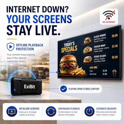 TV Signage Stick for Business | Digital Signage Player | Remote Screen Management for Digital Menu Boards, Retail Displays, Office Screens & Commercial TV Displays - Image 6
