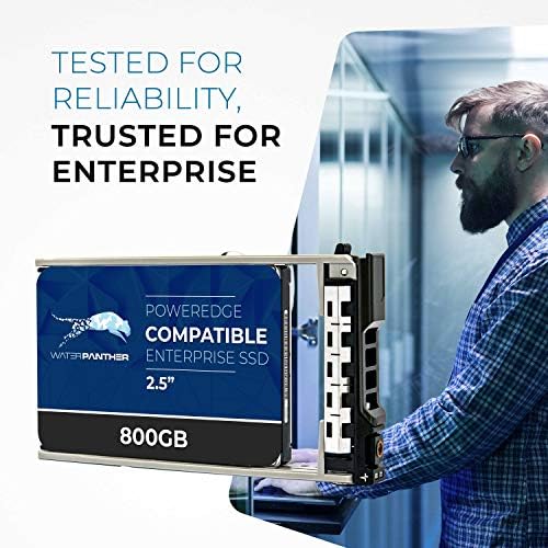 800GB SAS 12Gb/s 2.5" SSD for Dell PowerEdge Servers | Enterprise Solid State Drive in 13G Tray Compatible with 400-ALXT 719JX 400-ALXN 0FRVY PX04SM R630 T630 R730 R730XD - Image 2