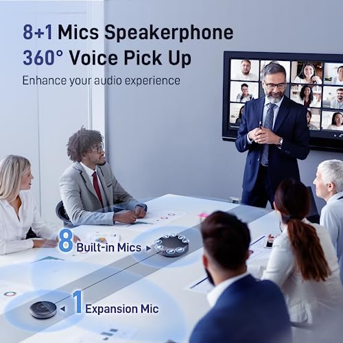 EMEET Luna Plus Kit Conference Speaker and Microphone with 8+1 Mics - Image 2