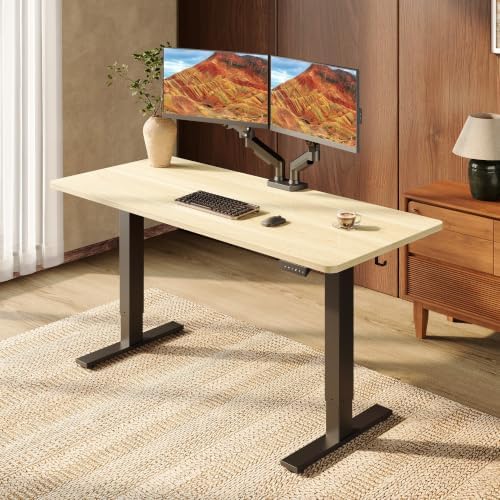 SANODESK 1'' Thick One-Piece 60 x 24'' Height Adjustable Standing Desk by sanodesk