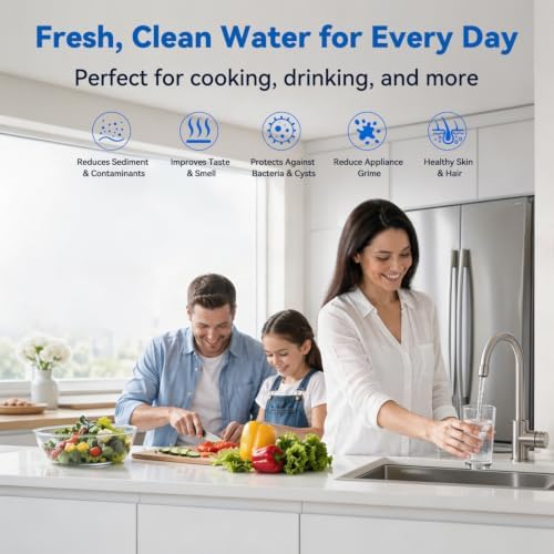 Whole House Water Filter System with 9 Filters, 0.5 Micron,3/4" Ports - Image 5