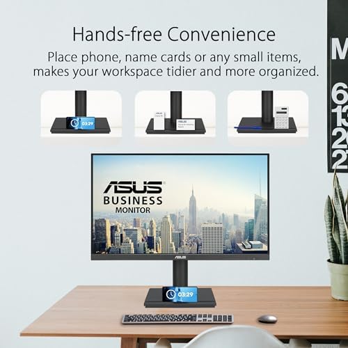 ASUS VA24DQFS 24 Inch 1080P Computer Monitor, USB Docking, TAA Compliant - Image 3