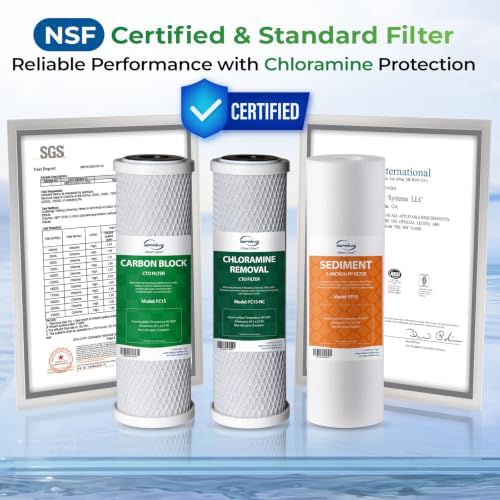 iSpring US31-NC 3-Stage Under Sink Water Filter System with Faucet, 1 Year - Image 3