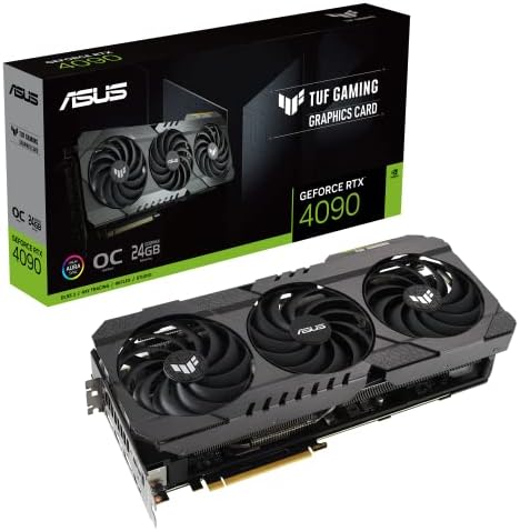 ASUS TUF Gaming GeForce RTX 4090 OG OC Edition Gaming Graphics Card (PCIe 4.0, 24GB GDDR6X, DLSS 3, HDMI 2.1, DisplayPort 1.4a), 3 Year Warranty by Unknown