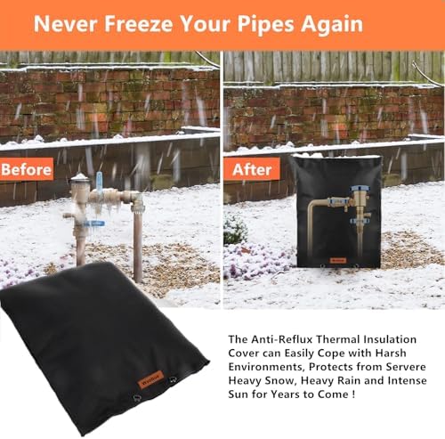 Insulated Backflow Cover for Irrigation Sprinkler Valve 40"W x 24"H - Image 4