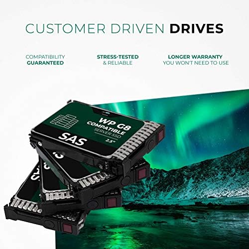 Water Panther 1.92TB MLC SAS 12Gbps 2.5in x 15mm SSD for HP ProLiant Servers | Enterprise Solid State Drive in G8 G9 G10 Tray Compatible with DL560 DL385p DL380 DL360 ML110 - Image 3