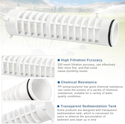 1-1/2" 250 Mesh Spin Down Sediment Replacement for Rusco Well Filter Screen - Image 4