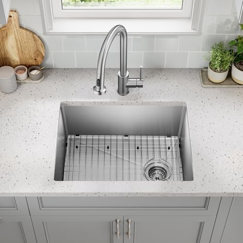 KRAUS Stainless Steel 25 in 18 Gauge Undermount Kitchen Sink KHU641-25 - Image 3