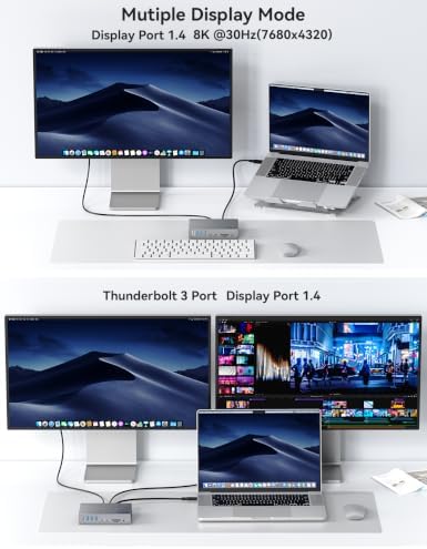 Yottamaster Thunderbolt 3 Docking Station 8K Display for Windows and Mac - Image 3
