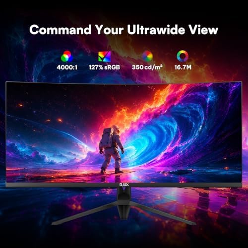 34 Inch Ultrawide Curved Gaming Monitor WQHD(2560 x1440) 165Hz, 1500R - Image 2