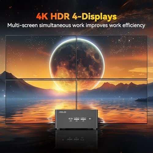 NUC 14 Pro AI Mini Pc, Ultra 7 155H (16C/22T, Up to 4.8GHz) Mini Desktop, 32GB DDR5 RAM 1TB PCIe 4 SSD Mini Computer, Intel Arc Gpu/AI GC/AI Boost/AI Ready/Type C 3.2/8K/HDR/My ASUS/BT5.3/WiFi 6E - Image 6
