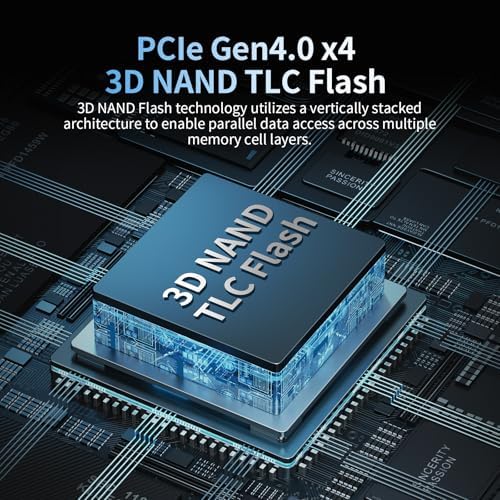 Ediloca 2TB SSD NVMe M.2 2280 PCIe Gen4 x4 Internal Solid State Drive, 2TB NVME SSD Read Speed up to 7400MB/s, Dynamic SLC Cache, Compatible with PS5, Gaming PC, and Laptop(EN870) - Image 3