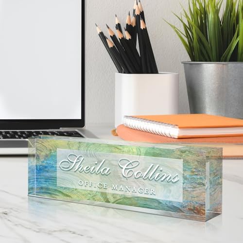 Custom Name Plate for Desk, Employee Appreciation Gifts, Office Decor - Image 3